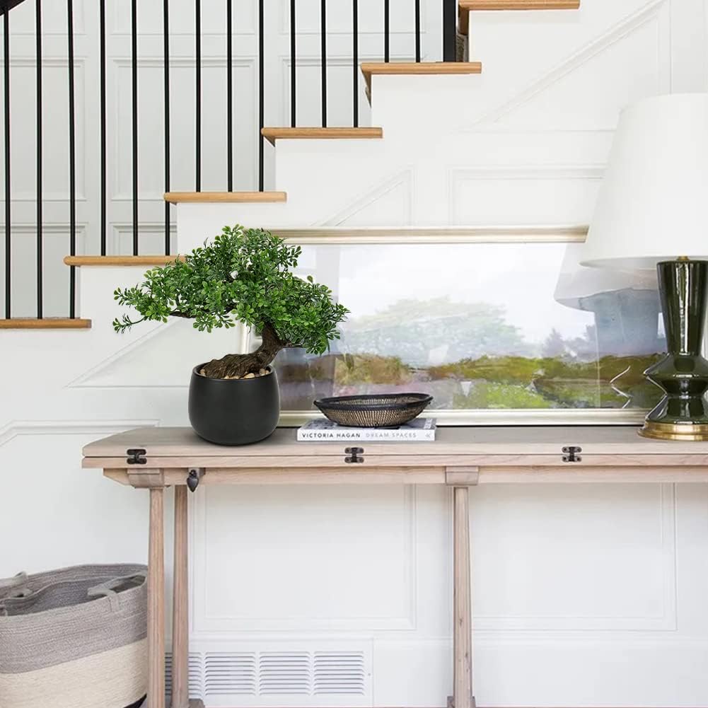 Artificial Bonsai Tree in Ceramic Pot