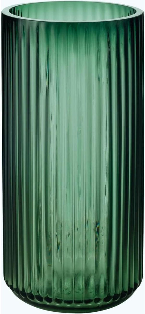 26cm Thickened Green Glass Vase
