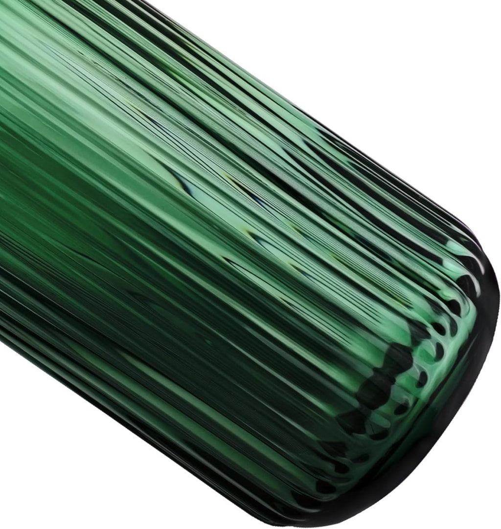 26cm Thickened Green Glass Vase